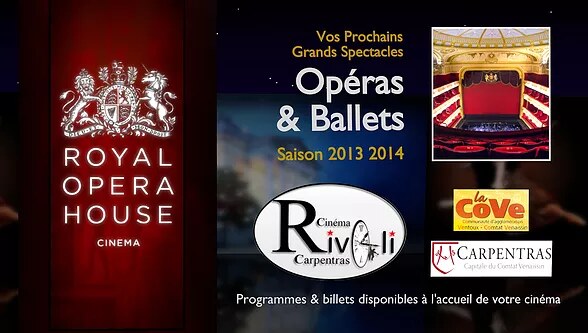Habillage d'un programme d'opéra retransmis en salle